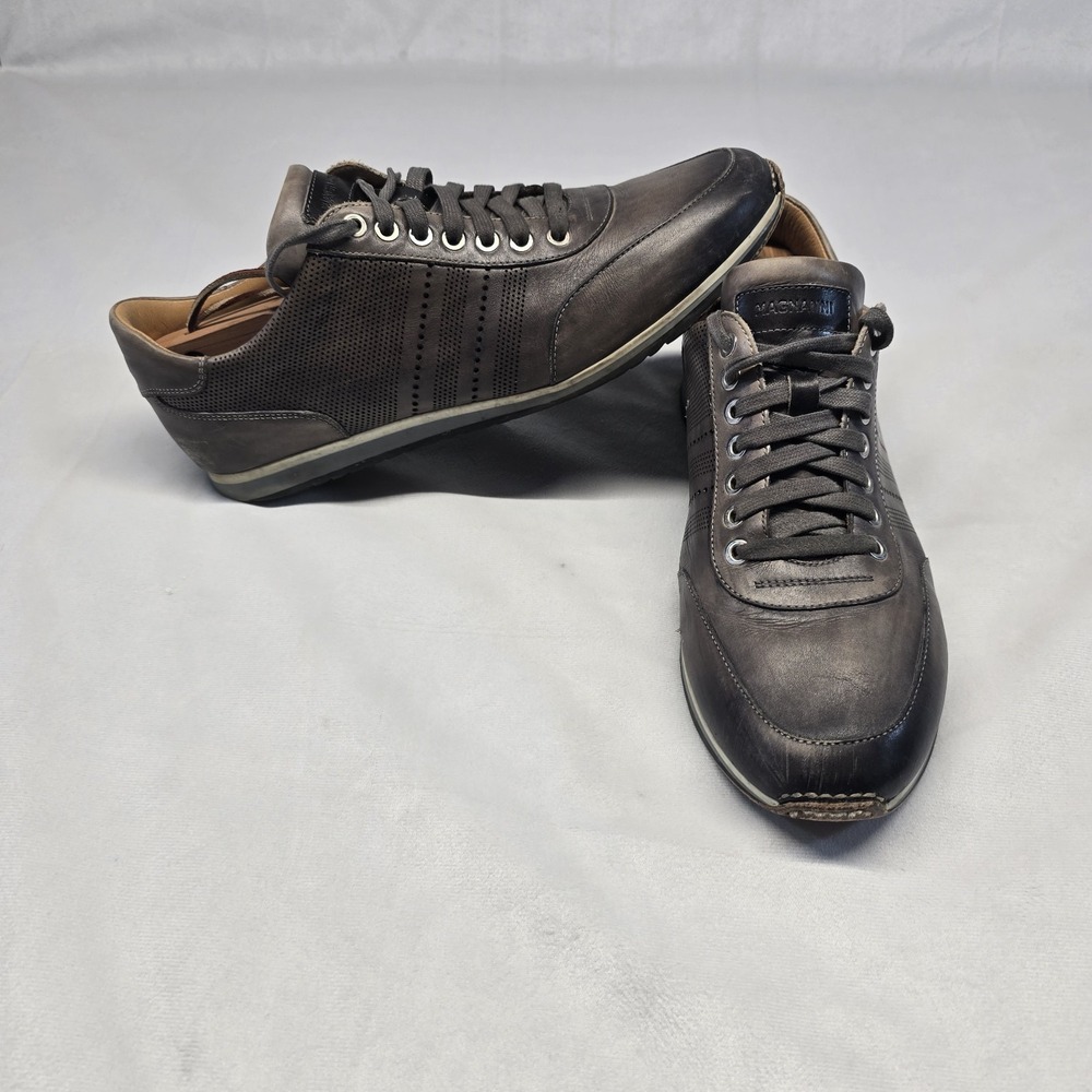 Magnanni Merino Fashion Leather Sneakers Men Size 10.5